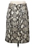 Chico's Animal Print Gray Casual Skirt Size Sm (0) - photo 2
