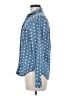 BDG Polka Dots Blue Long Sleeve Button-Down Shirt Size S - photo 5