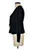 Intermix 100% Silk Black Long Sleeve Silk Top Size 0 - photo 5
