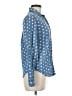 BDG Polka Dots Blue Long Sleeve Button-Down Shirt Size S - photo 4