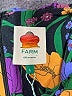 FARM Rio 100% Viscose Floral Multi Color Purple Cocktail Dress Size L - photo 4