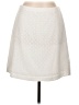 Ann Taylor 100% Polyester Chevron-herringbone Ivory Casual Skirt Size 10 - photo 1