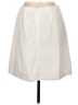 Ann Taylor 100% Polyester Chevron-herringbone Ivory Casual Skirt Size 10 - photo 2