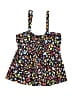 BLOOMCHIC Print Black Swimsuit Top Size 10 - photo 1