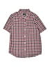 The Children's Place Checkered-gingham Red Short Sleeve Button-Down Shirt Size 7 - 8 - photo 1