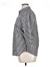 Chaps 100% Cotton Houndstooth Gray 3/4 Sleeve Button-Down Shirt Size XL - photo 5