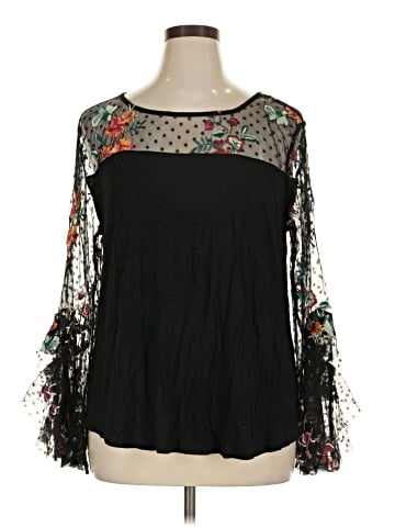 Suzanne Betro 3/4 Sleeve T-Shirt (view 1)