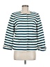 Talbots Stripes Teal Jacket Size 8 - photo 1