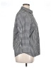 Chaps 100% Cotton Houndstooth Gray 3/4 Sleeve Button-Down Shirt Size XL - photo 4