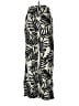 Happily Grey Tropical Ivory Linen Pants Size M - photo 2