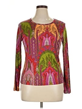 Assorted Brands Long Sleeve Silk Top (view 1)