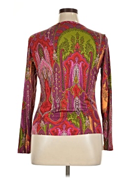 Assorted Brands Long Sleeve Silk Top (view 2)