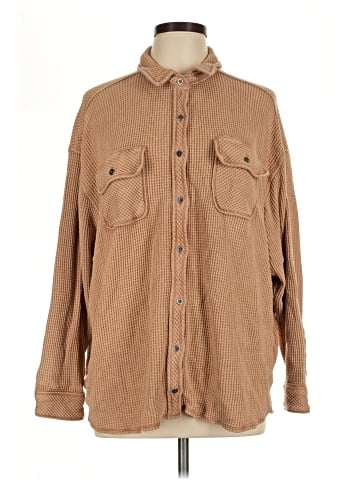 Aerie Long Sleeve Button-Down Shirt (view 1)