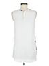LC Lauren Conrad 100% Polyester White Sleeveless Blouse Size M - photo 2