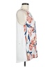 LC Lauren Conrad 100% Polyester White Sleeveless Blouse Size M - photo 4