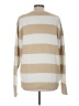 Brandy Melville 100% Cotton Stripes Tan Pullover Sweater One size - photo 2