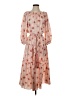 Alexis 100% Polyester Stars Tan Casual Dress Size XS - photo 1