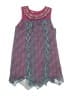 Monsoon 100% Polyester Paisley Purple Dress Size 12 - 13 - photo 1