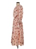 Alexis 100% Polyester Stars Tan Casual Dress Size XS - photo 5