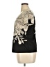 NY Collection Floral Black Short Sleeve T-Shirt Size XL - photo 5