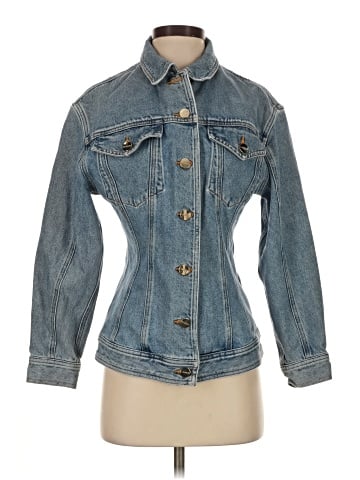 Gold Sign Denim Jacket (view 1)