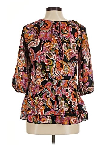 Andrea Behar Boston Proper 3/4 Sleeve Blouse (view 2)
