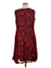 Perceptions Animal Print Red Casual Dress Size XL - photo 2