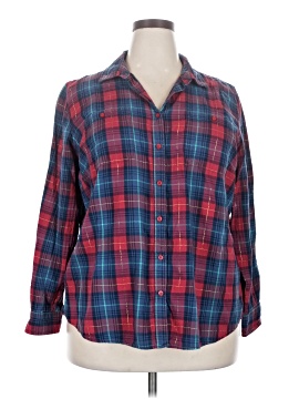 St. John's Bay Long Sleeve Button Down Shirt