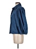 Scoop Blue 3/4 Sleeve Button-Down Shirt Size M - photo 5