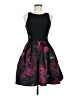 Xscape Floral Black Cocktail Dress Size 6 - photo 1