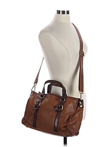 Fossil Leather Satchel (view 2)