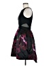 Xscape Floral Black Cocktail Dress Size 6 - photo 5