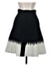 Herve Leger Graphic Black Eden Flared Skirt Size S - photo 2