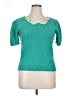 Assorted Brands Teal Short Sleeve Top Size L - photo 1