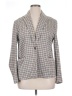 Lands' End Checkered-gingham Ivory Blazer Size L - photo 1