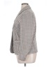 Lands' End Checkered-gingham Ivory Blazer Size L - photo 5