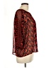 TWO by Vince Camuto 100% Polyester Red 3/4 Sleeve Blouse Size M - photo 4
