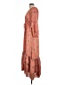 Boemo Paisley Multi Color Orange Casual Dress Size L (petite) - photo 5