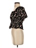 Unbranded 100% Cotton Black Short Sleeve Blouse Size S - photo 5