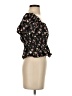 Unbranded 100% Cotton Black Short Sleeve Blouse Size S - photo 4