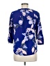 St. John's Bay Blue 3/4 Sleeve Blouse Size M - photo 2