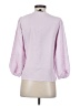 J.Crew 100% Polyester Purple 3/4 Sleeve Blouse Size XS (petite) - photo 2