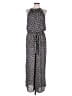 CeCe 100% Polyester Polka Dots Black Jumpsuit Size 14 - photo 1