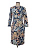 J. McLaughlin Paisley Blue Cocktail Dress Size S - photo 1