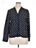 Louche Print Blue Long Sleeve Blouse Size 16 - photo 1