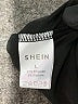 Shein Solid Black Casual Dress Size L - photo 7