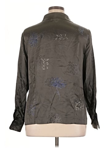 Kate Hill Long Sleeve Silk Top (view 2)