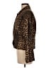 Lioness Animal Print Brown Jacket Size M - photo 5
