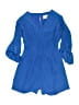 JACK 100% Polyester Solid Blue Romper Size 0 - photo 1