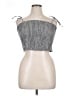 ELOQUII Gray Silver Sleeveless Top Size 16 Plus - photo 1